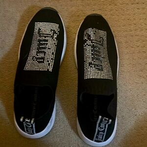 Juicy couture tennis shoes with a little bling